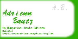 adrienn bautz business card